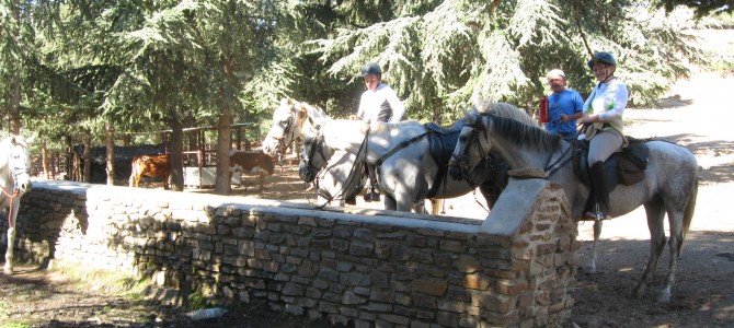 Guejar Sierra horse riding to Jerez Marquesado.